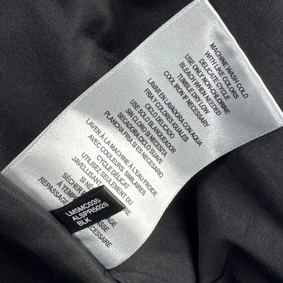 Levi's XXL Black Harrington Bomber Jacket Cotton Blend Zip Moto Lined NWT Mens - Picture 5 of 11